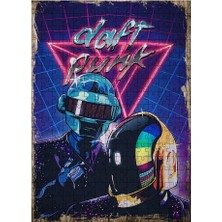 Tablomega Ahşap Mdf Puzzle Yapboz Daft Punk 255 Parça 35*50 cm