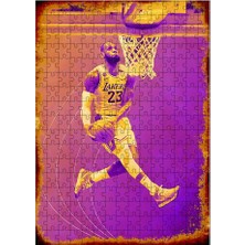 Tablomega Ahşap Mdf Puzzle Yapboz Lebron James - La Lakers 255 Parça 35*50 cm