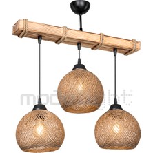 Modelight Aspen 3lü Koyu Kasa Kahve Şapka Salon-Oturma Odası-Çocuk Odası-Yatak Odası-Yemek Odası-Antre-Mutfak