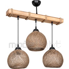 Modelight Aspen 3lü Koyu Kasa Kahve Şapka Salon-Oturma Odası-Çocuk Odası-Yatak Odası-Yemek Odası-Antre-Mutfak