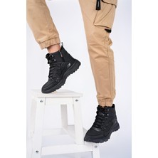 Muggo Izland Unisex Garantili Trekking Outdoor Bağcıklı Yandan Fermuarlı Kışlık Bot