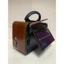 Everton RT-826 Usb/bt/fm Solar Paneli Nostajık Radyo