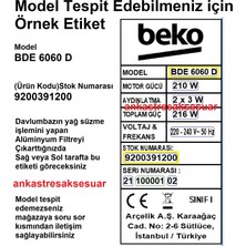 Grundig Gdsp 2474 Bb (7704331115) Davlumbaz Aspiratör Karbon Filtre Bacasız Kullanım Filtresi