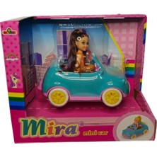 Galtoys Mira Bebekli Mini Car GLT-E406,EVCIL Hayvanı ile Arabalı Oyuncak Bebek Mavi