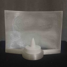 3D Dönüşüm Atölyesi Kişiye Özel Isimli -Ikili Kalp- LED Işıklı Dekoratif 3D Litofan M5 - Pilli+Usb-C Girişli - Geri Dönüşüm Pet Şişeden