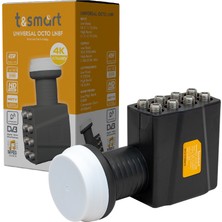 Tsmart 0.8db Ultra Hd 4K Unıversal Octo Sekiz Çıkışlı Lnb (4396)