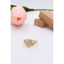 Latif Kuyumcu 14 Ayar Altın Yüzük Taşlı Kadın Yüzük LKYZK1468