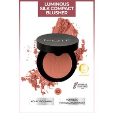 Note Luminous Silk Compact Allık 02 Pink in Summer