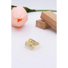 Latif Kuyumcu 14 Ayar Altın Yüzük Taşlı Kadın Yüzük LKYZK1461