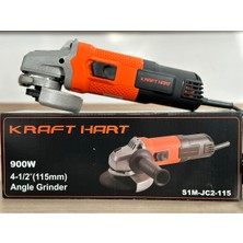 Kraft Hart Profesyonel 900 W 115MM Avuç Içi Taşlama Turuncu-Siyah