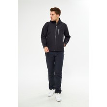 Orange Safety Softshell Gri Mont Ceket