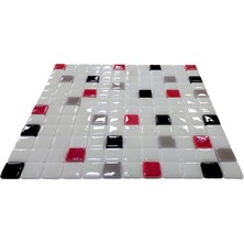 MozaiKristaL Mutfak Tezgah Arası ve Tüm Yaşam Alanları İçin Cam Mozaik. Taş Ölçüleri: 25X25X5 Mm. File Ölçüsü: 31.5X31.5 cm. ( 1 Koli = 1 m2 Fiyatıdır )