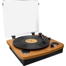 MN-P235 Voyager Ahşap Pikap Plak Çalar Bluetooth-Usb-Sd Kart Dahili Hoparlör