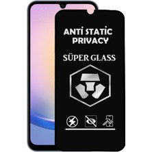 Caseart Samsung Galaxy A25 Tam Kaplayan Anti Statik Hayalet Süper Cam Ekran Koruyucu