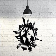 Turansoy Craft Dünya Duvar Dekoru (23 Cm)