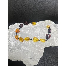 Doğal Taş Dünyası Kehribar Multicolor Bebek Bileklik