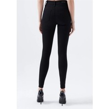 Kot Modası Simsiyah E.X.T.R.A Black Skinny Jeans Kot Solmaz Toparlayıcı Pantolonu