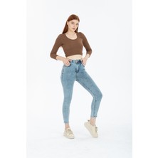 Kot Modası Koyu Dar Paça Skinny Power Kot Pantalon