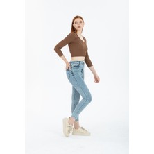Kot Modası Koyu Dar Paça Skinny Power Kot Pantalon