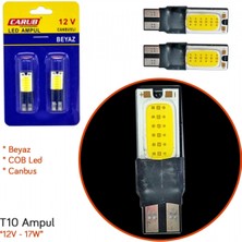 Carub 12V T10 17W Ampul Cob Canbus Beyaz BR0405528