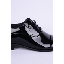 Pierre Cardin 7018 Rugan Parlak Klasik Siyah Erkek Ayakkabı