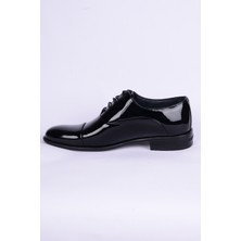 Pierre Cardin 7018 Rugan Parlak Klasik Siyah Erkek Ayakkabı