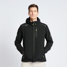 Decathlon Erkek Softshell Mont - Siyah - Sailing 500