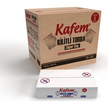 Kafem 35 x 50 cm Kilitli Poşet / Naylon Torba  (1.200 Adet ) Koli  -  Kafem