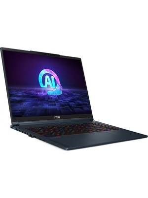 MSI STEALTH 16 AI STUDIO A1VGG-035TR Intel Core Ultra 9 185H 32GB 2TB SSD RTX4070 Windows 11 Pro 16" QHD+ 240Hz Taşınabilir Bilgisayar