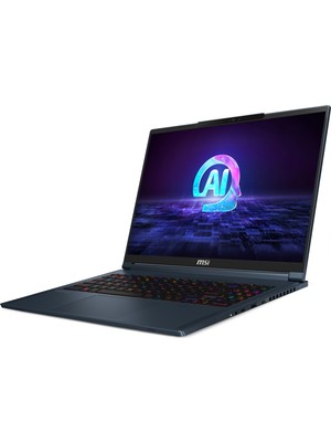 MSI STEALTH 16 AI STUDIO A1VGG-035TR Intel Core Ultra 9 185H 32GB 2TB SSD RTX4070 Windows 11 Pro 16" QHD+ 240Hz Taşınabilir Bilgisayar