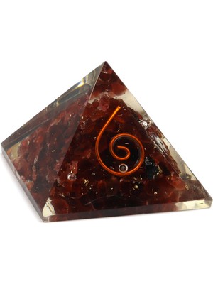 Alibaba Doğaltaş Garnet - Lal Taşından Orgonit Piramit