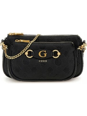 Guess 4k Logolu Izzy Mini Çapraz Çanta