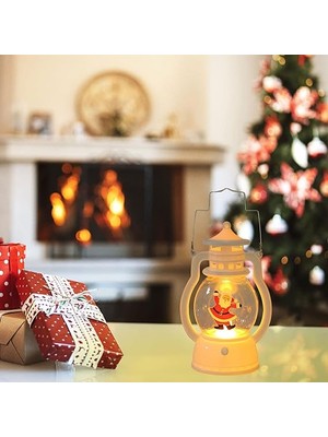 Christmas Hanging Candle LED Lantern Yılbaşı Dekoratif Ledli Şamdan