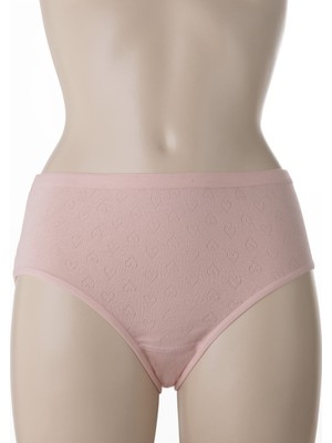 Yıldız Çamaşır Yıldız %100 Pamuk 6'lı Kalpli Desen Bato Külot Q3590