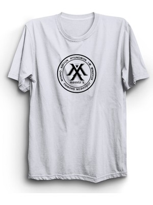 The Fame Monsta X, Circle Logo, Kore Hip-Hop, Rap, K-Pop Tişört