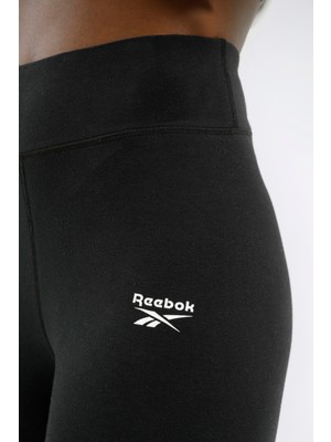 Reebok Id Cotton Leggıng Siyah Kadın Tayt