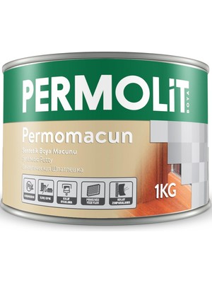 Permolit Suya Dayanıklı Sentetik Boya Macunu 1 Kg.