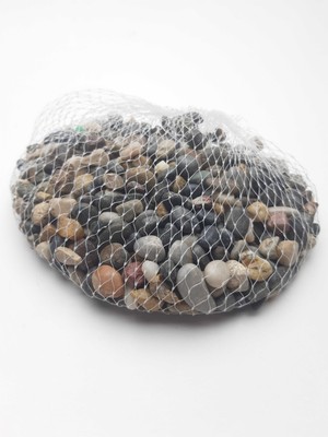 Seçilir Dekoratif Doğal Renkte Ince (5-10 mm) Çakıl Taşı 350 Gr