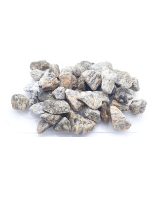 Seçilir Vernikli Simli Kırçıllı Gri Renkte Doğal Iri Büyüklükte (20-60 Mm) Çakıl Taşı 2000 Gr