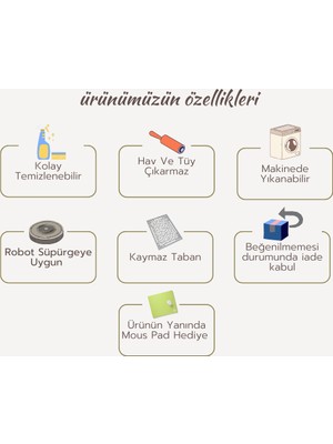 Yıkanabilir Çocuk Için Alfabeli ve Hayvanlar Desenli Kaymaz Taban Dijital Baskı Halı