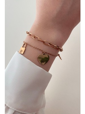 Goccias Kilit-Kalp Çelik Blieklik