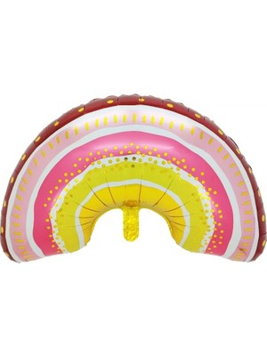 Kidspartim Boho Gökkuşağı Folyo Balon 76X50 cm