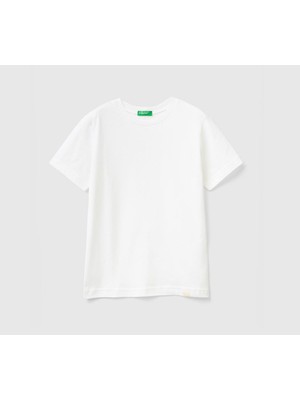 Benetton BNT-B-3I1XC109W-23Y Erkek Çocuk T-Shirt