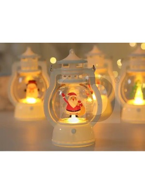 Christmas Hanging Candle LED Lantern Yılbaşı Dekoratif Ledli Şamdan