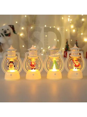 Christmas Hanging Candle LED Lantern Yılbaşı Dekoratif Ledli Şamdan