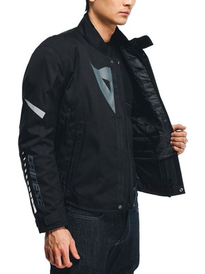 Dainese Veloce Black Charcoal Gray White D-Dry Mont