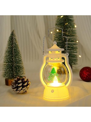 Christmas Hanging Candle LED Lantern Yılbaşı Dekoratif Ledli Şamdan