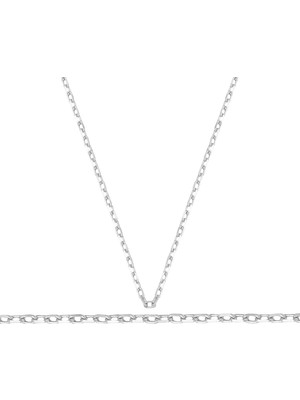 Bilezikci 45 Cm. Beyaz Altın Zincir