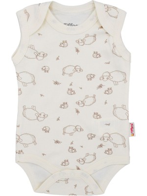 Tiffany Baby Lamb Organik Theme Bebek Atlet Body 20009