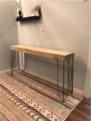 Abronya Dresuar Metal Ayak Ahşap Masa Ayağı Firkete Ayak 50 cm